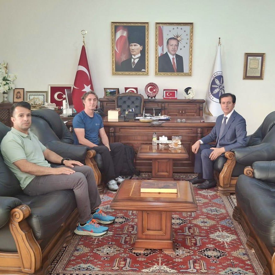 Visit to our Rector from Turkish Mountaineering Federation