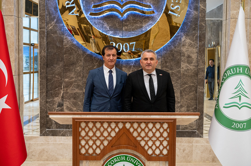 Rektörümüz Prof. Dr. Öztürk Emiroğlu Artvin Çoruh Üniversitesi’ni Ziyaret Etti