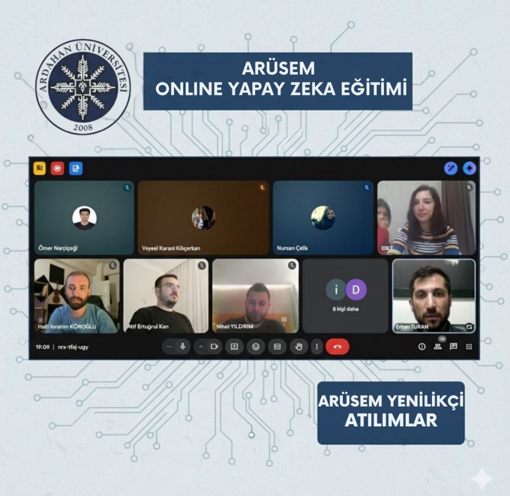 ARÜSEM Online Yapay Zekâ Eğitimiyle Dijital Yetkinlikleri Güçlendiriyor