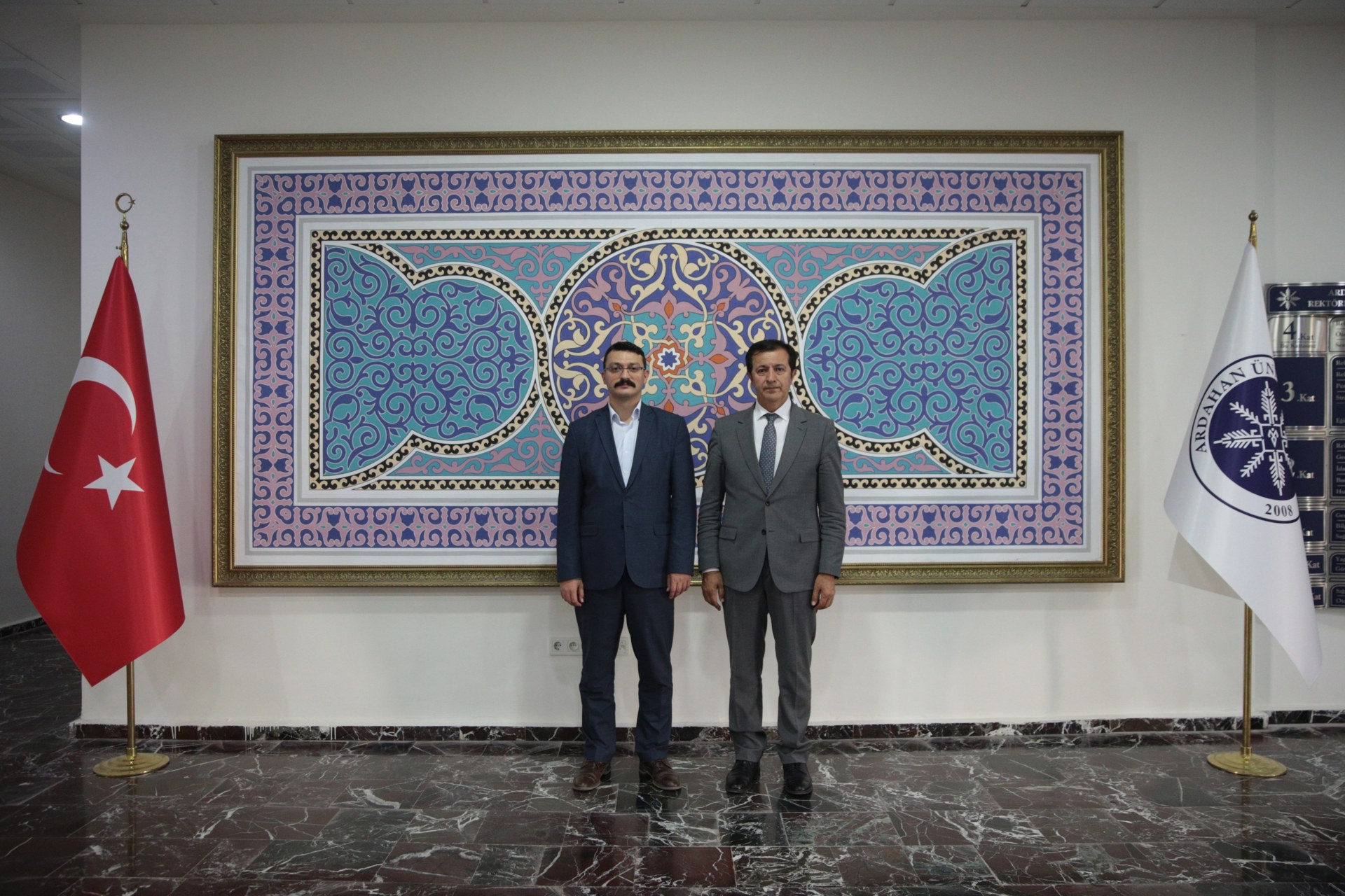 Ardahan Vali Yardımcısı Sayın Yasin Akgül Rektörümüzü Makamında Ziyaret Etti