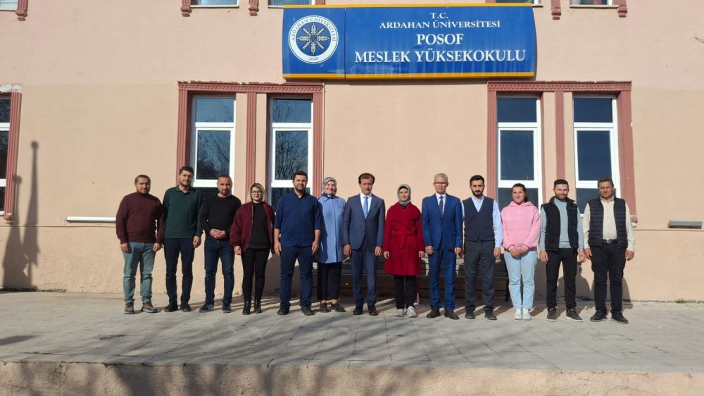 Rektörümüz Prof. Dr. Öztürk Emiroğlu Posof Meslek Yüksekokulu’nu Ziyaret Etti