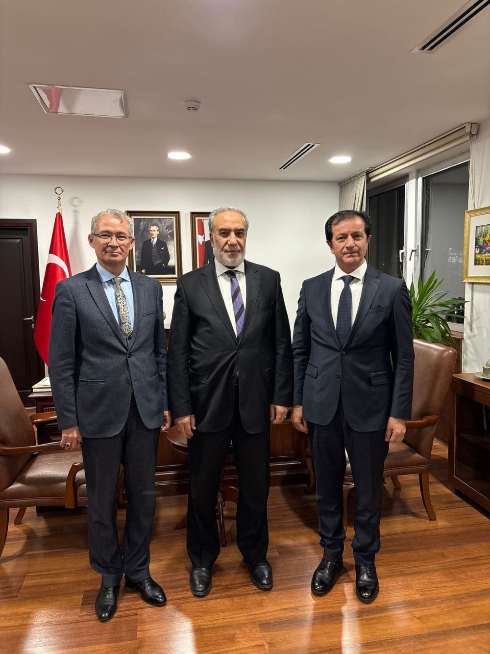 Rektörümüz Prof. Dr. Öztürk Emiroğlu’ndan Dışişleri Bakan Yardımcısı Büyükelçi Musa Kulaklıkaya’ya Ziyaret