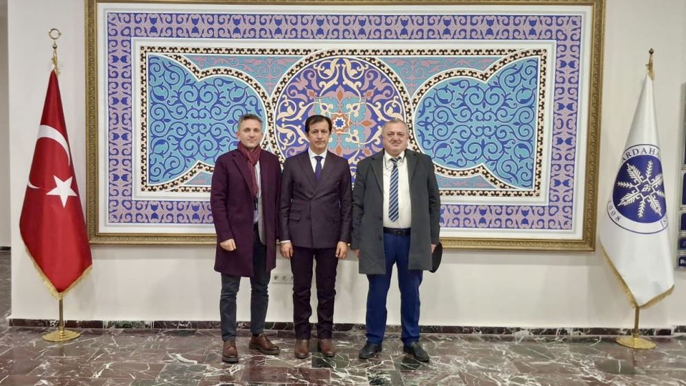 Ardahan Adlî Kurum Temsilcilerinden Rektörümüze Ziyaret