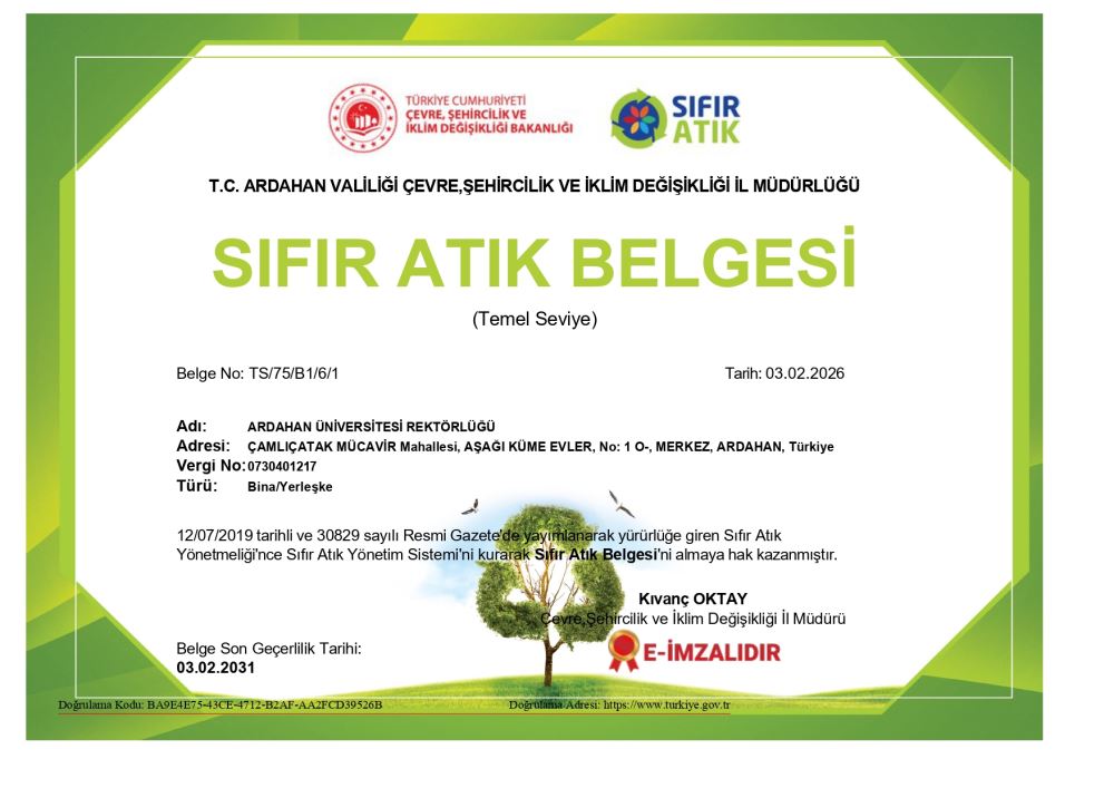  Sürdürülebilir Bir Gelecek İçin Çalışıyoruz