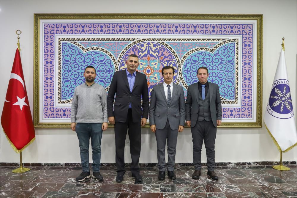 Ardahan Koyun ve Keçi Yetiştiricileri Birliği Başkanı Murat Gündüz Rektörümüzü Ziyaret Etti