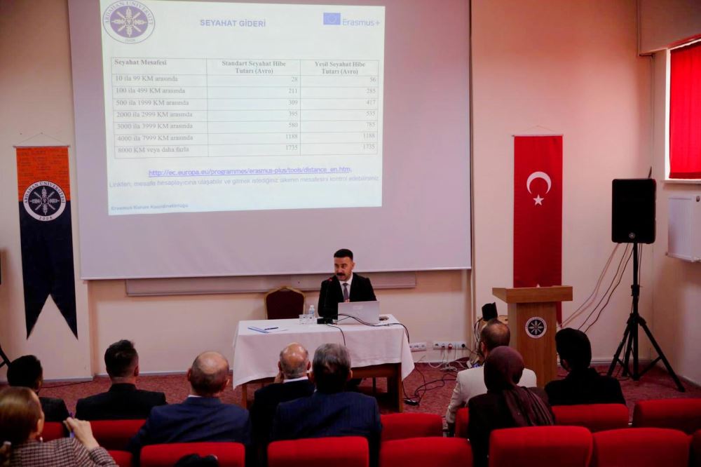 Üniversitemizde Erasmus+ Hareketliliklerine Hak Kazanan Adaylar İçin Bilgilendirme Toplantıları Düzenlendi