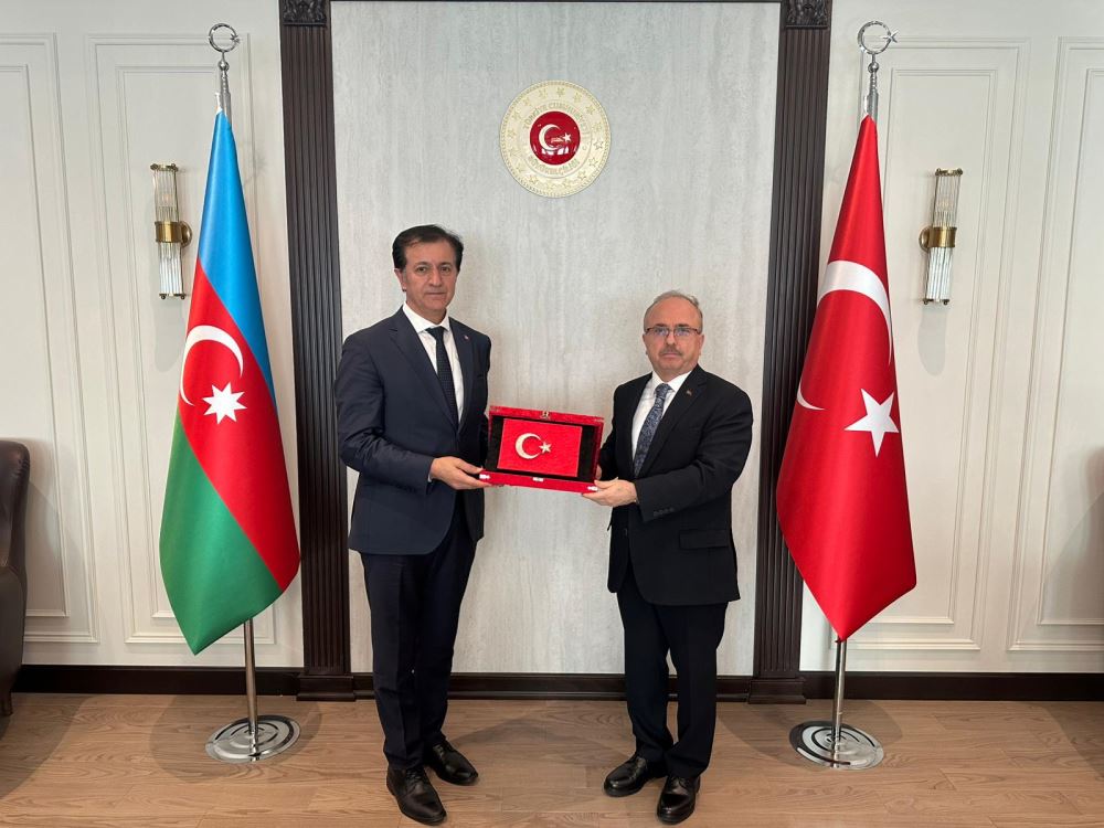 Rektörümüz Prof. Dr. Öztürk Emiroğlu, Azerbaycan Büyükelçimiz Sayın Prof. Dr. Birol Akgün’ü Ziyaret Etti