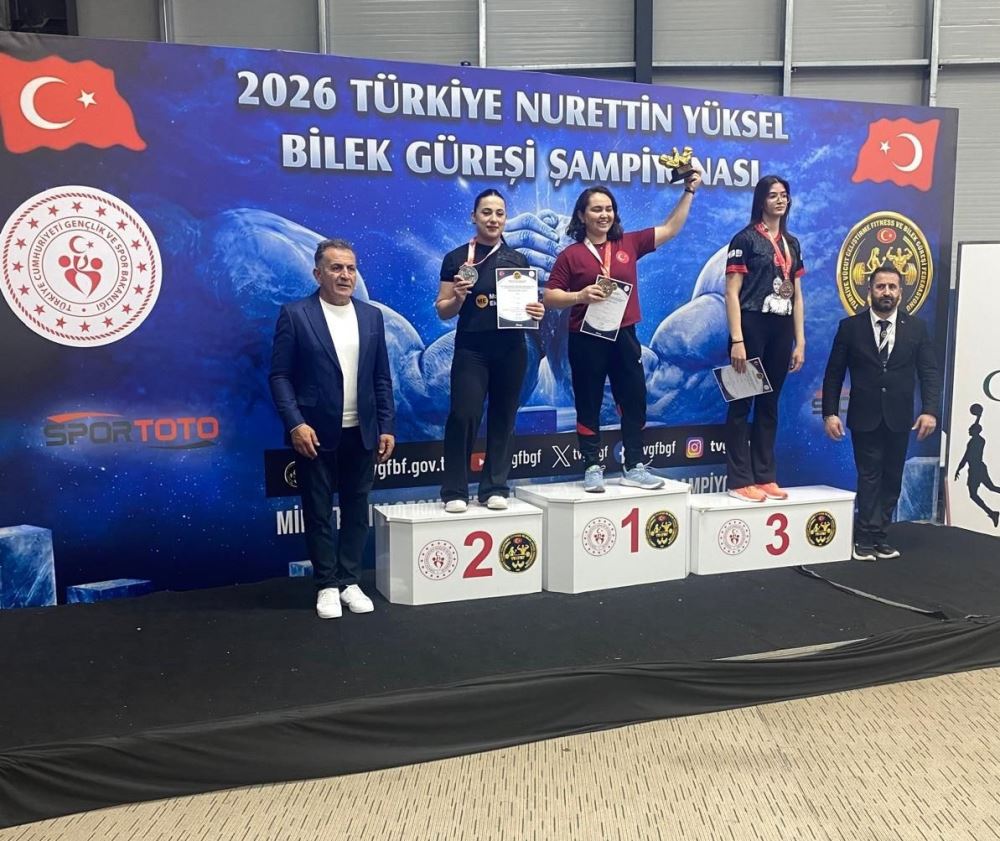 Üniversitemiz Sporcusu Aybüke Yıldız’dan Dört Madalyalı Büyük Başarı: Bilek Güreşi Şampiyonası’nda Türkiye İkincisi Oldu