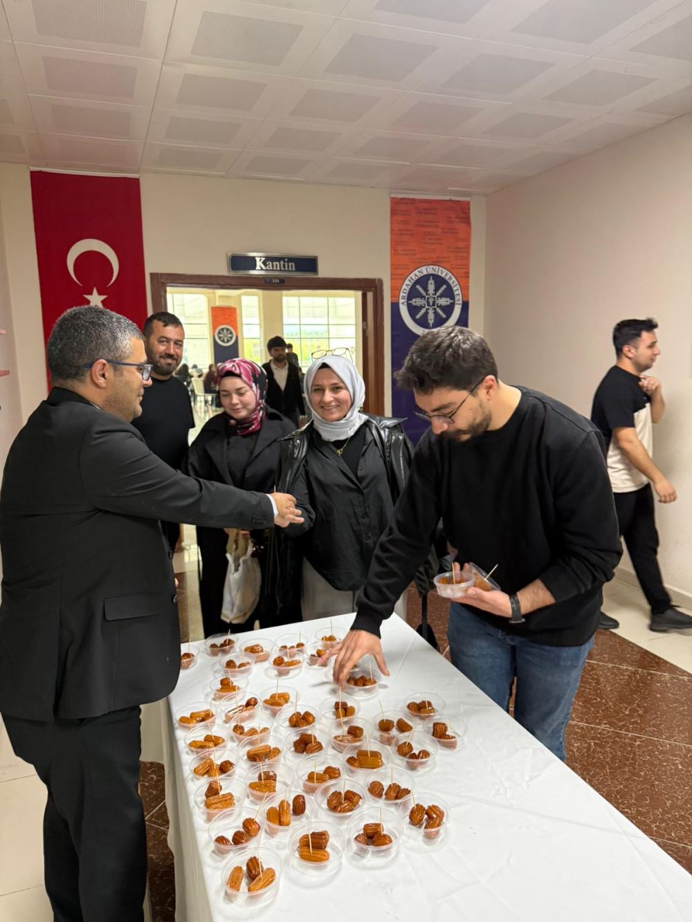 Traditional Sweet and Tea Ikrainized Before Final Exams in IİBF