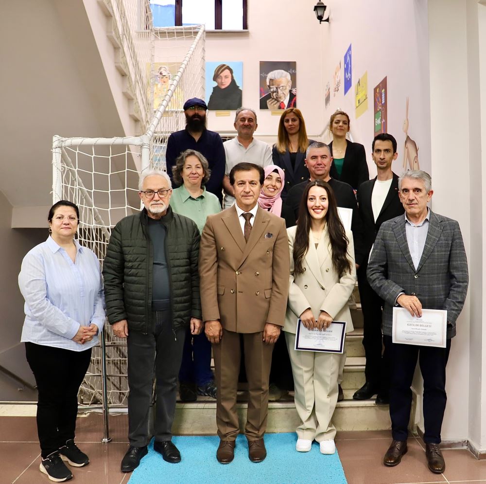 ARÜSEM Georgian Language Course Participants Received Document from our Rector