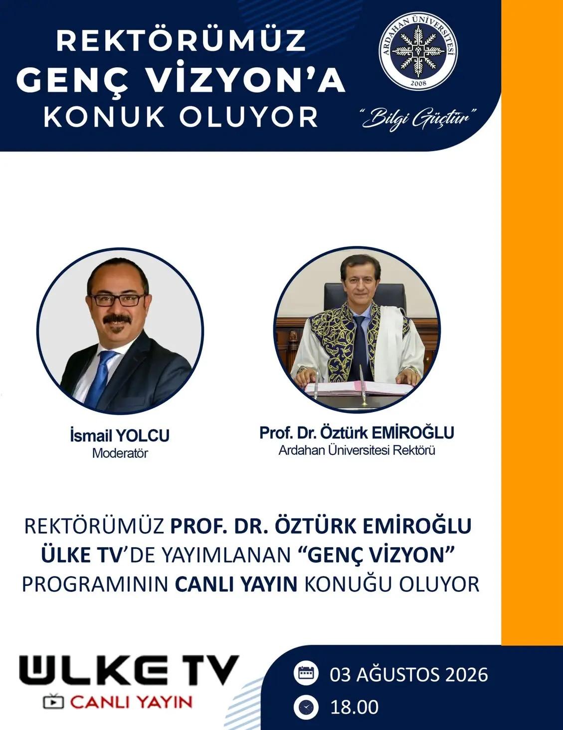 Görselde, yayın afişi bulunmaktadır.