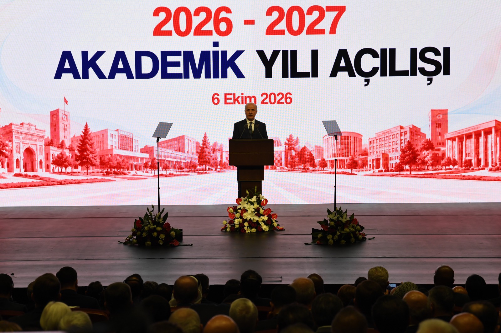 Yükseköğretim Kurulu 2026-2027 Akademik Yılı Açılış Törenine Rektörümüz Prof. Dr. Öztürk Emiroğlu ve Akademisyenlerimiz ile Öğrencilerimiz İştirak Etti