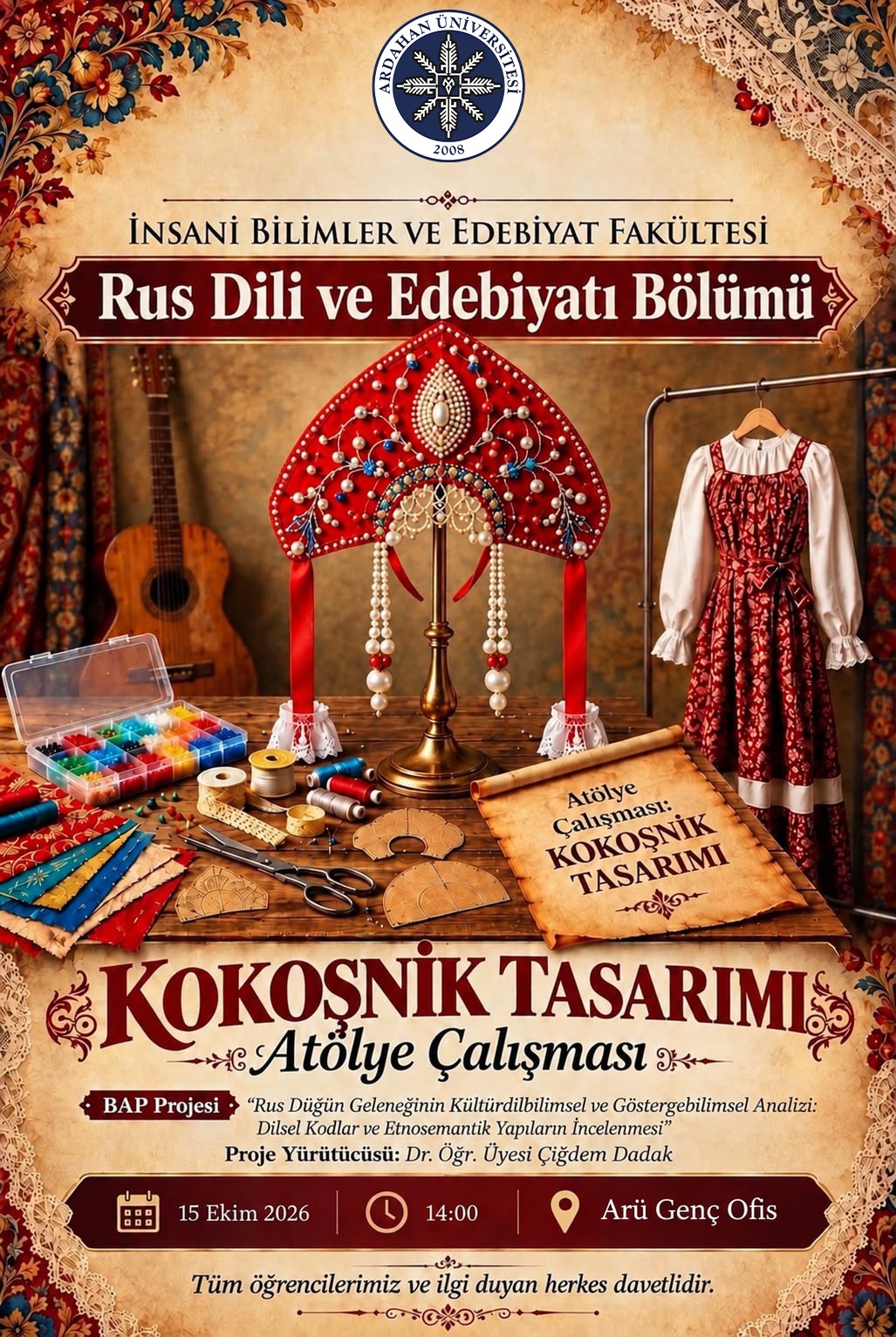 KOKOŞNİK TASARIMI ATÖLYE ÇALIŞMASI